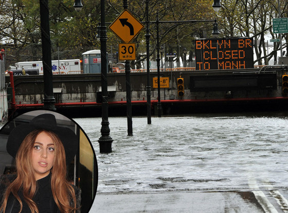 Lady Gaga, Hurricane Sandy Lady Gaga, Hurricane Sandy